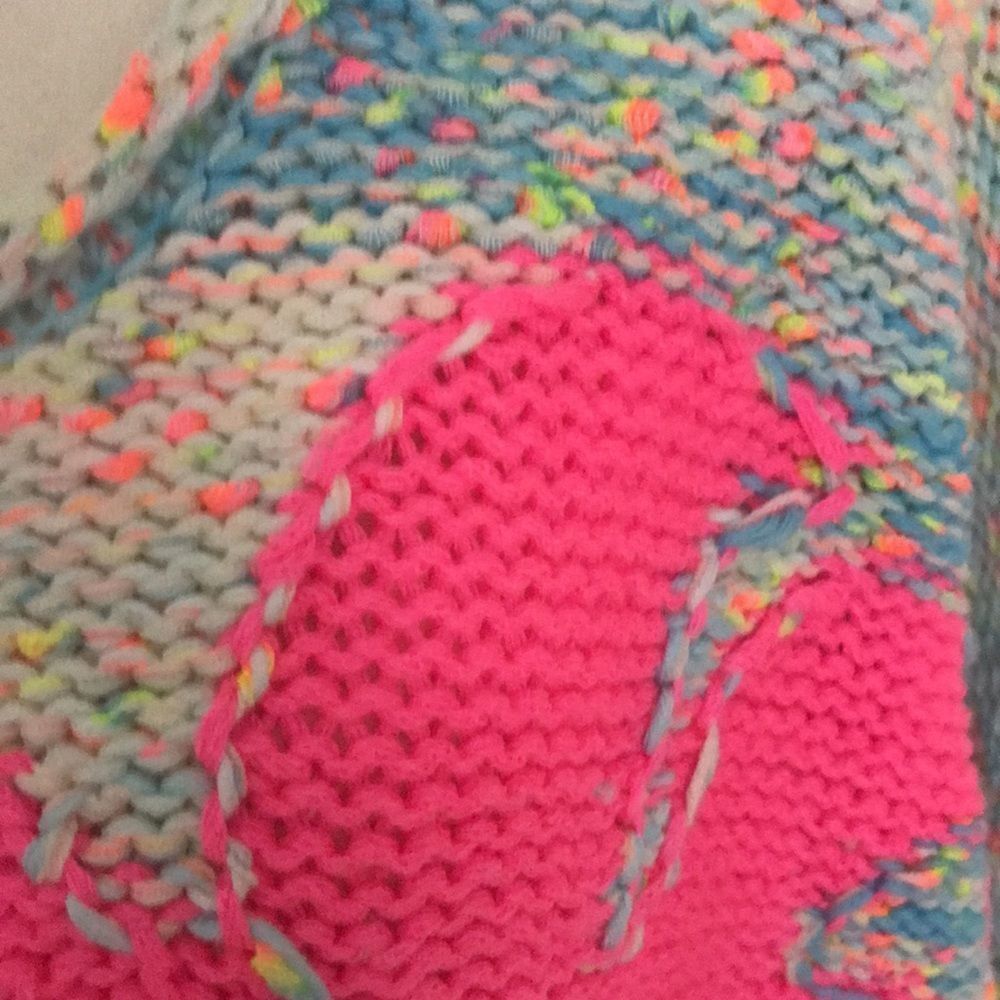 Anthropologie Palm Tree Boat Neck Sweater size S - Picture 13 of 16